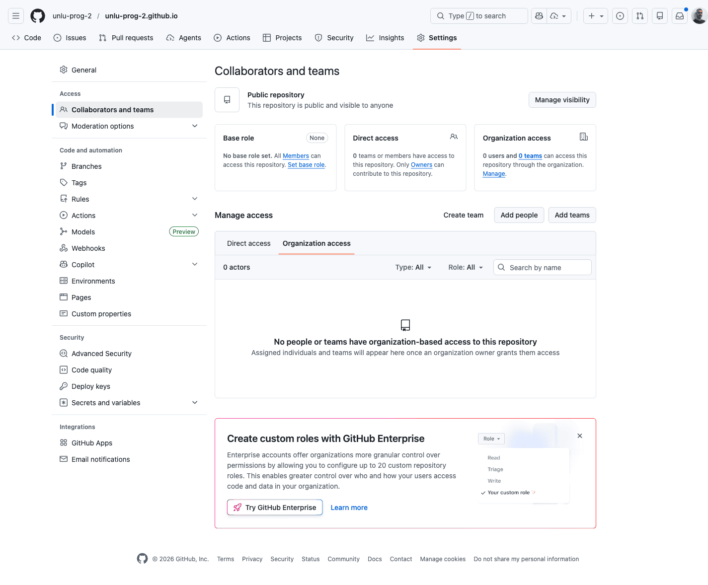 Invitar colaboradores del repositorio