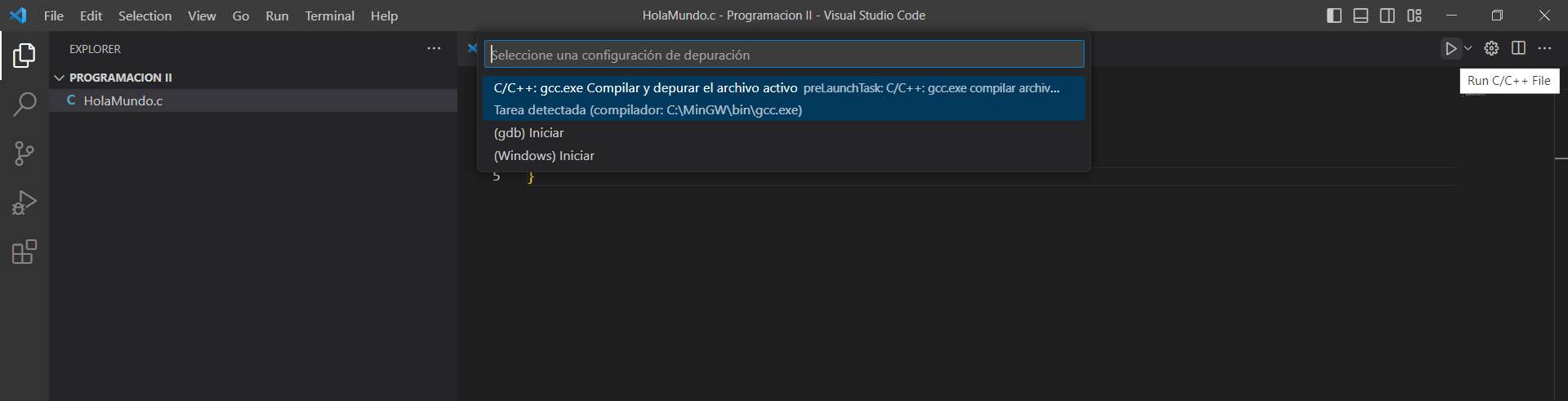 Configurar IntelliSense
