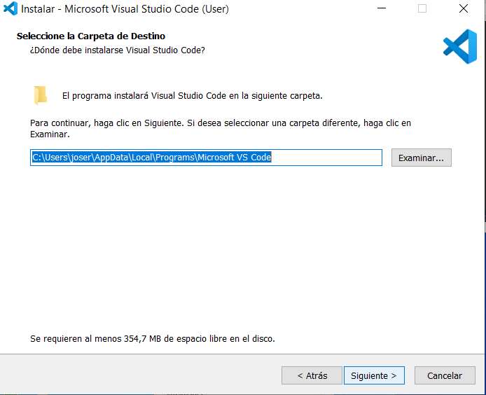 Carpetas de instalación